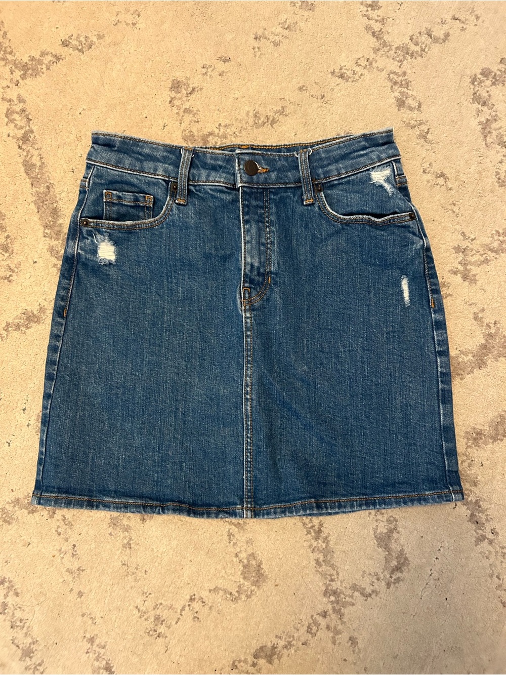 Old Navy Medium Blue Denim Mini Skirt